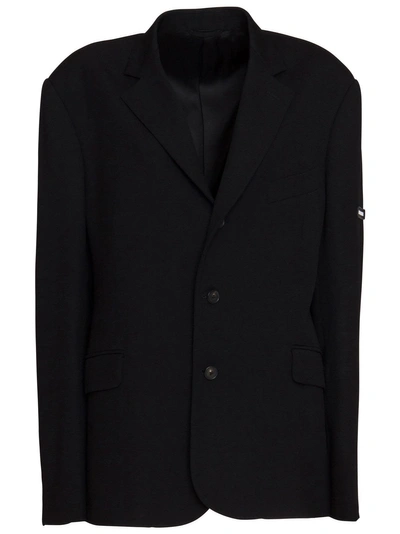 Balenciaga Single breasted Light Jacket In Black In Nero ModeSens