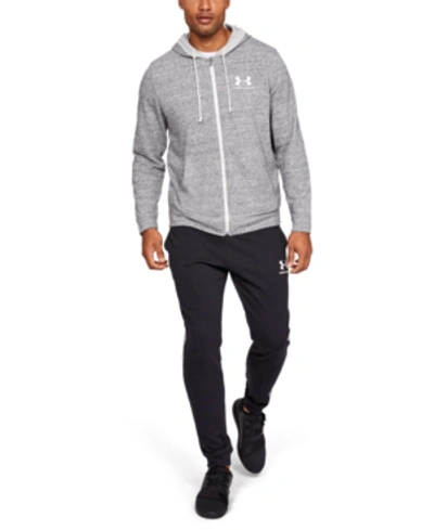 Shop Under Armour Men's Sportstyle French Terry Hoodie In Onyx White