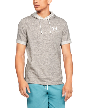 mens under armour short sleeve hoodie