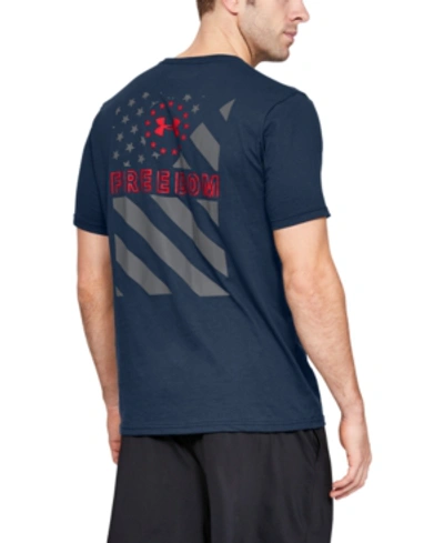 Shop Under Armour Men's Freedom Express T-shirt In Academy