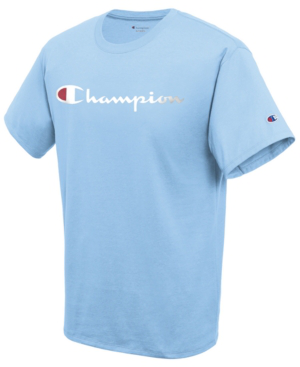 Script Logo T-shirt In Swiss Blue 