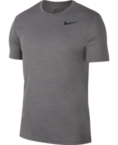 Shop Nike Men's Superset Breathe Training Top In Gunsmoke