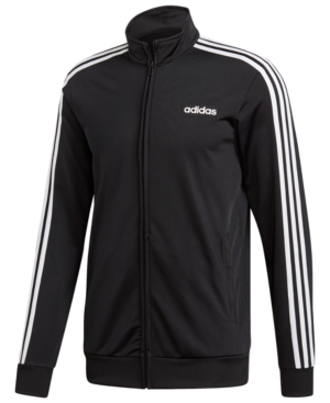 adidas 3 stripes men's tricot track jacket