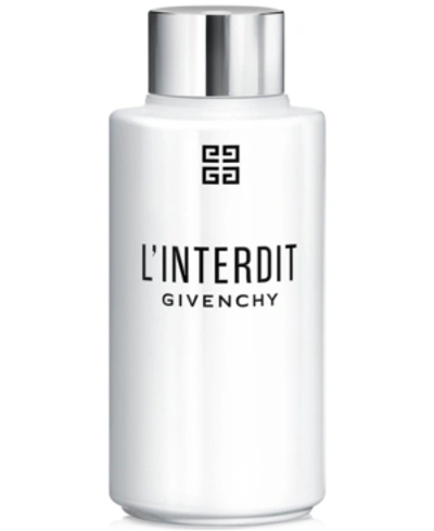 Shop Givenchy L'interdit Eau De Parfum Bath & Shower Oil, 6.7-oz. In White