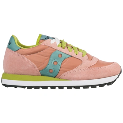 Shop Saucony Women's Shoes Suede Trainers Sneakers Jazz In Pink