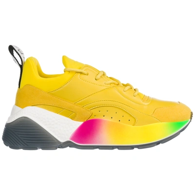 Shop Stella Mccartney Women's Shoes Trainers Sneakers  Eclypse In Yellow