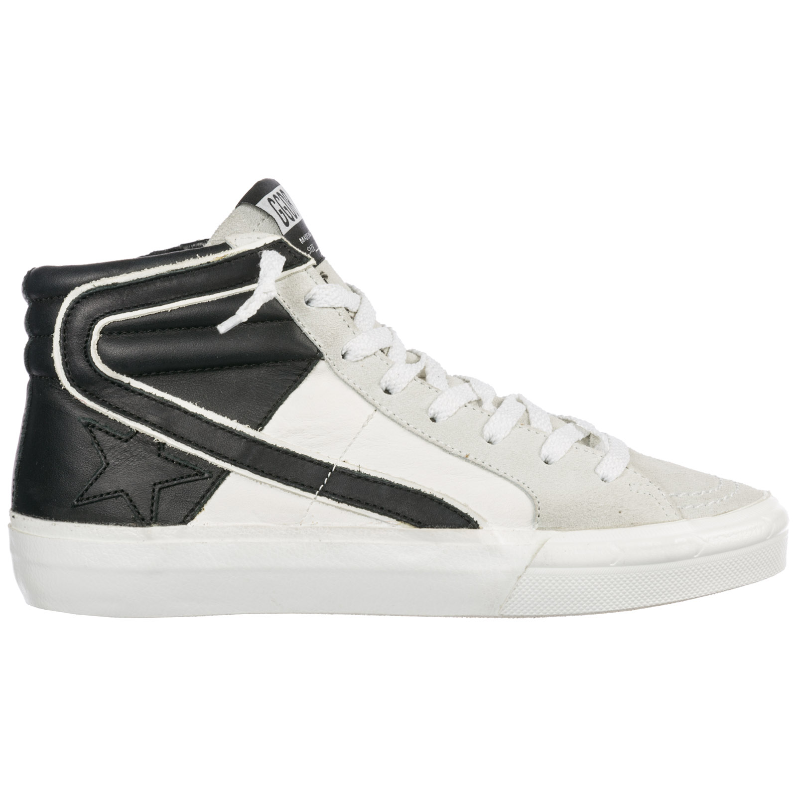 Golden Goose Women's Shoes High Top Leather Trainers Sneakers Slide In  Black | ModeSens