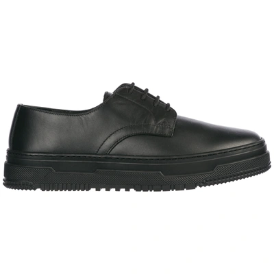 Shop Valentino Men's Classic Leather Lace Up Laced Formal Shoes Derby In Black