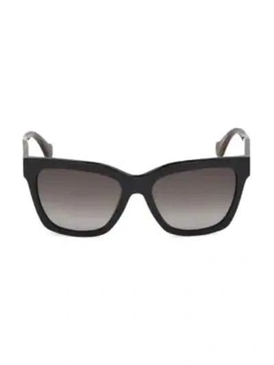 Shop Balenciaga 55mm Square Sunglasses In Black