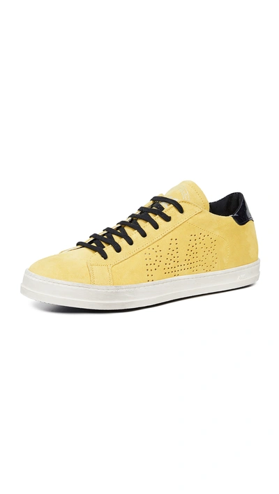 Shop P448 E9 John Sneakers In Yellow