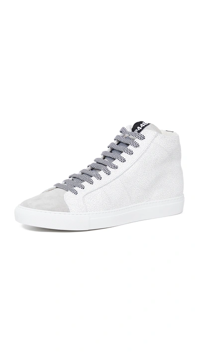 Shop P448 E9 Star 2.0 Sneakers In White/cracked