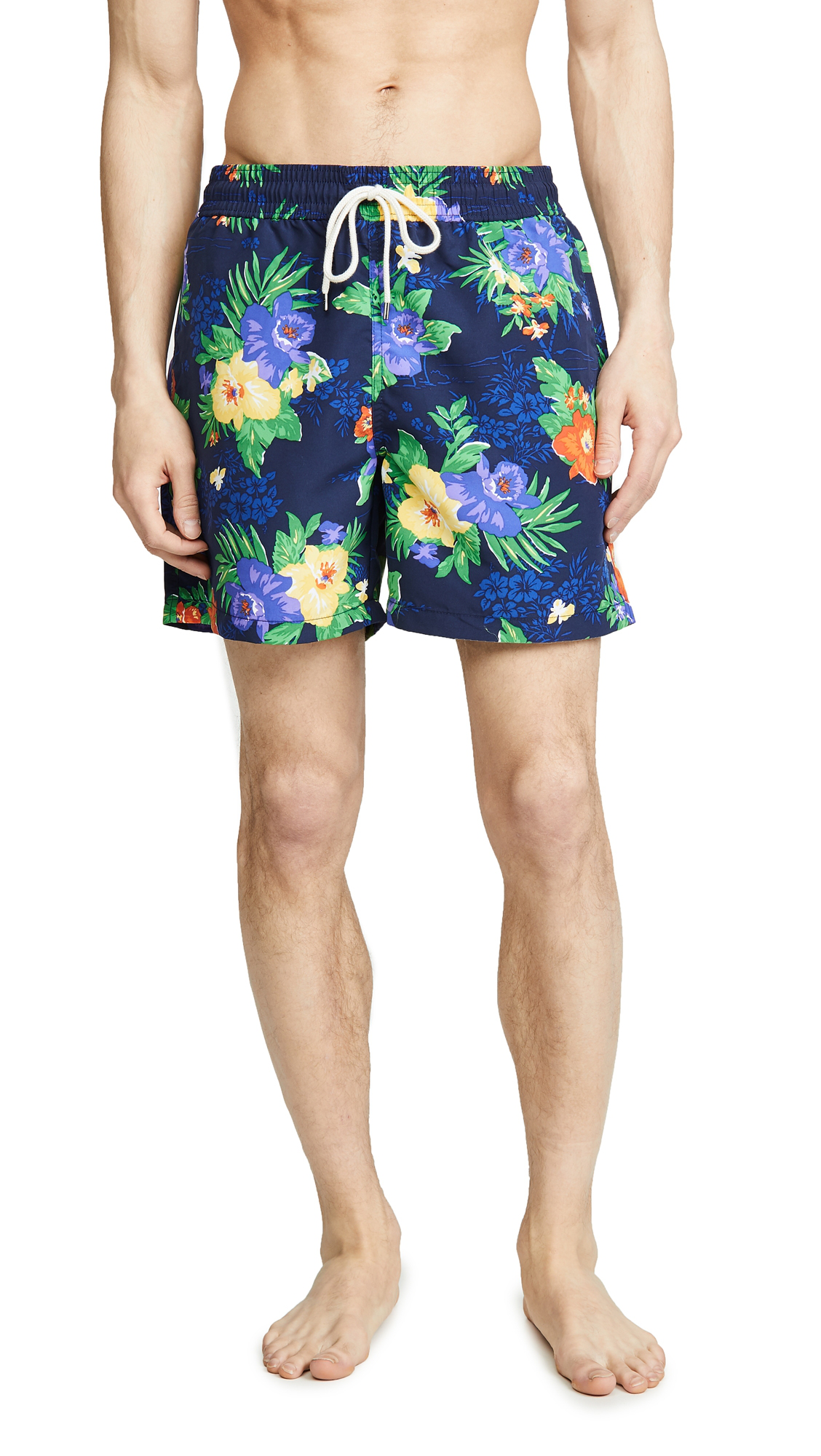 ralph lauren floral swim shorts