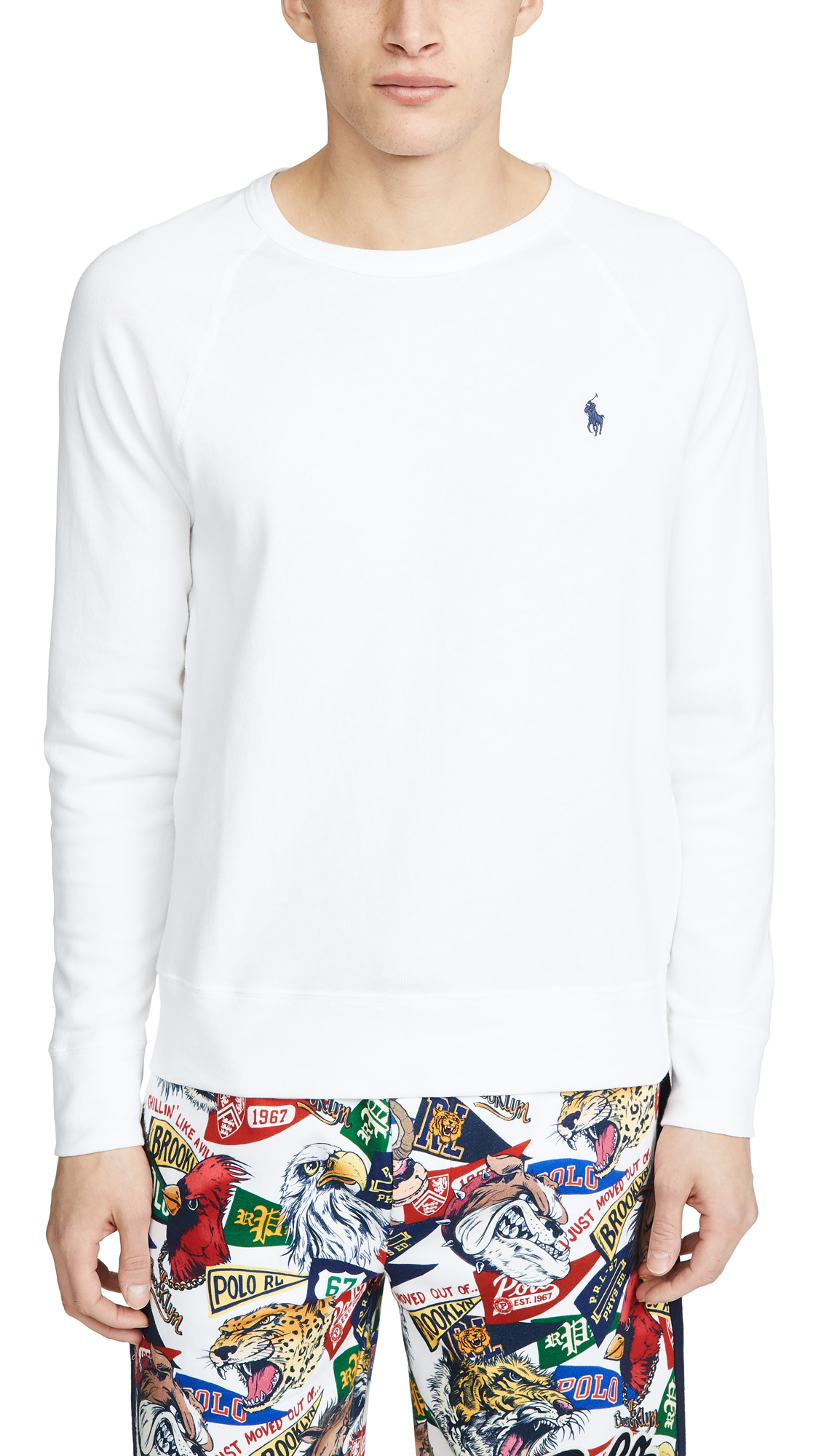 ralph lauren french terry sweatshirt