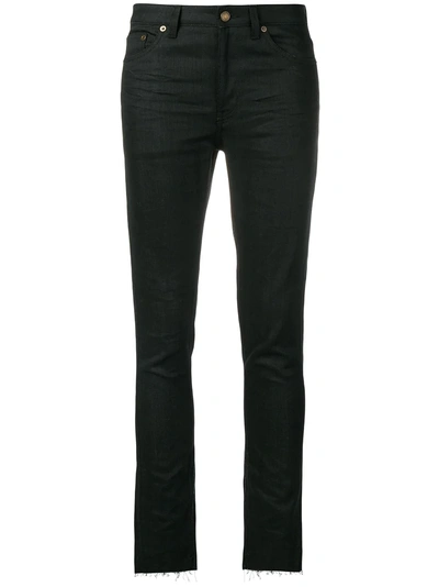 Shop Saint Laurent Skinny-jeans - Schwarz In Black