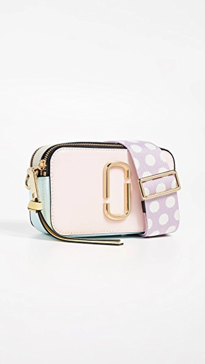 6877 MARC JACOBS Snapshot Camera Bag PALE PINK MULTI