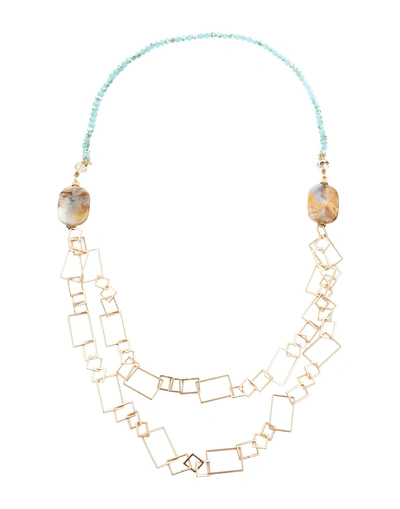 Shop Almala Necklace In Turquoise