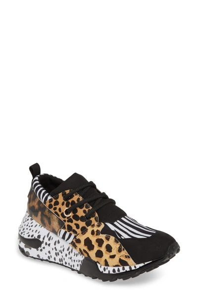 Steve Madden Women's Cliff Sneakers In Zebra/leopard Multi | ModeSens