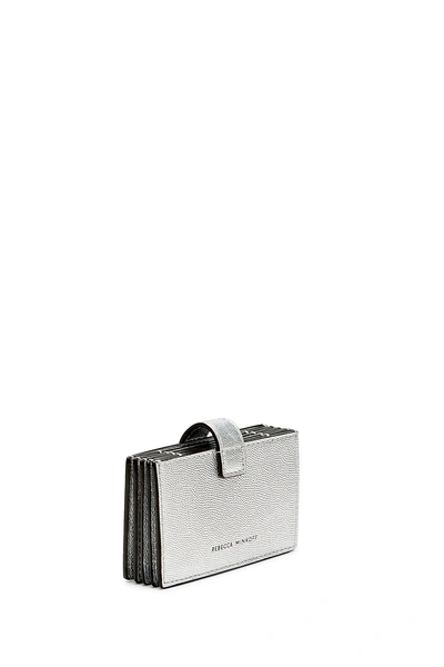 Shop Rebecca Minkoff Silver Accordion Card Case | Designer Card Holder |