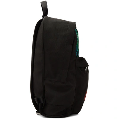 Shop Kenzo Black Mini Tiger Backpack In 99b Black