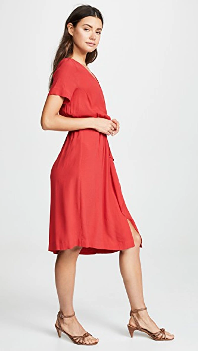 Shop Yumi Kim Mimosa Dress In Scarlet