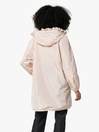 Shop Moncler Genius 4 Moncler Simone Rocha Ruffled Hooded Jacket In Neutrals