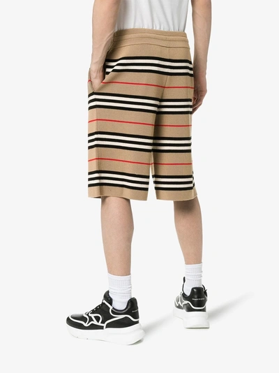 Shop Burberry 'kenton' Shorts In Multicoloured