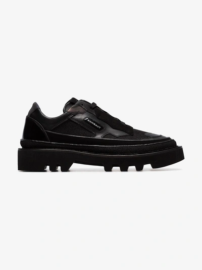 Shop Rombaut Black Protect Hybrid Vegan Leather Low-top Sneakers
