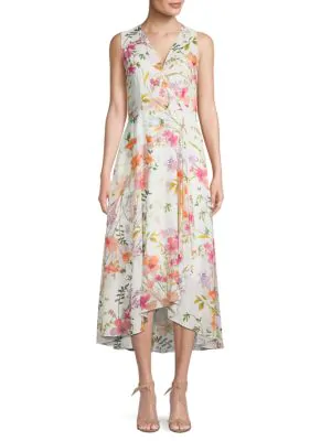 calvin klein coral dress