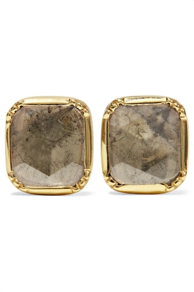 Shop Brooke Gregson 18-karat Gold Diamond Earrings