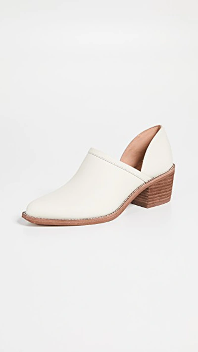 Shop Madewell The Brady Lowcut Booties In Vintage Canvas