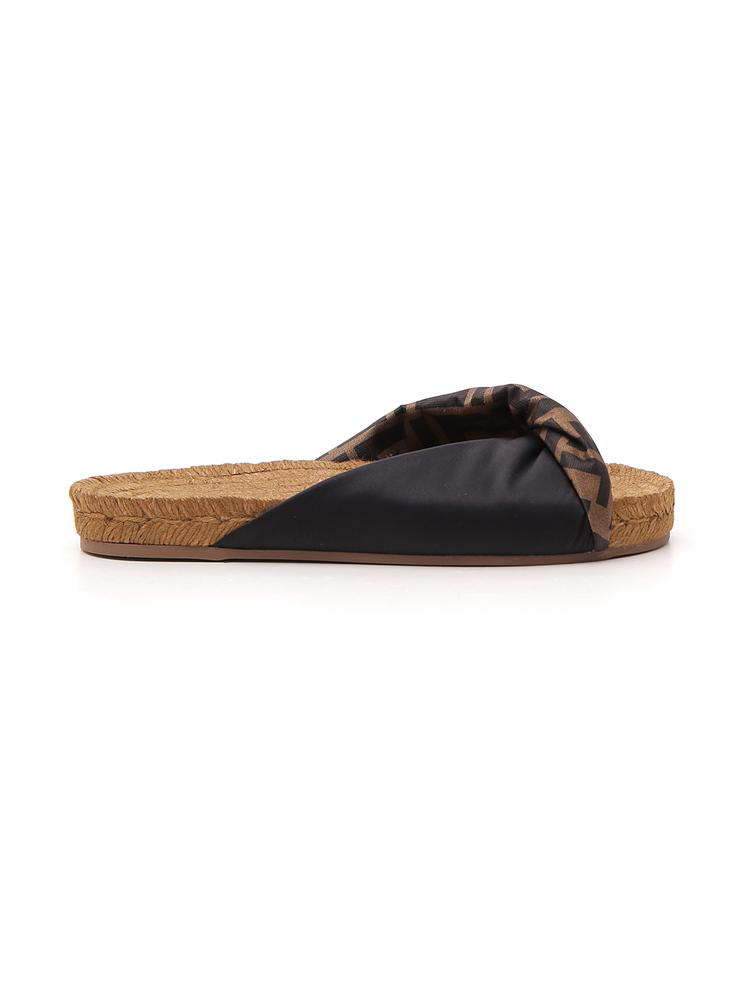 fendi twist logo espadrilles