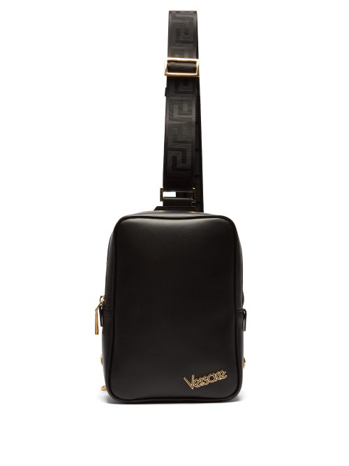versace sling backpack
