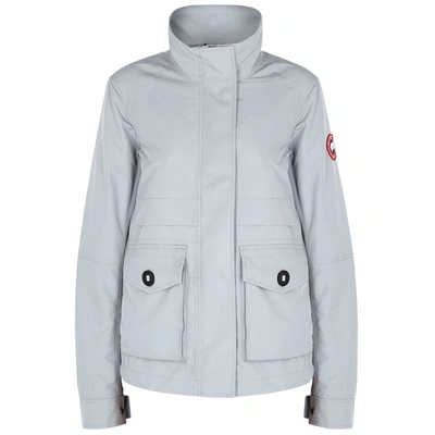 Shop Canada Goose Elmira Light Grey Dura-force Shell Jacket