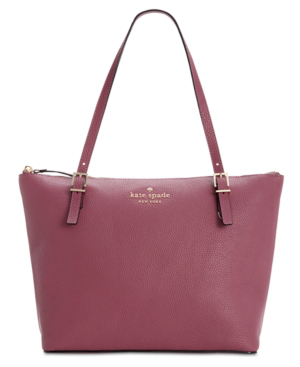 kate spade small maya leather tote