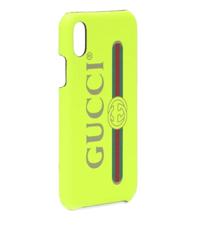 Shop Gucci Iphone X Case In Yellow