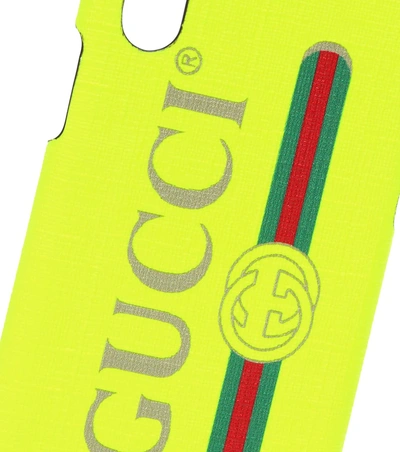 Shop Gucci Iphone X Case In Yellow