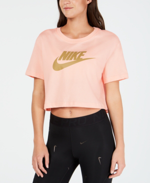 nike washed coral shirt
