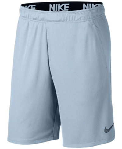 Shop Nike Men's Dry Training 9" Shorts In Lt Armory Blue