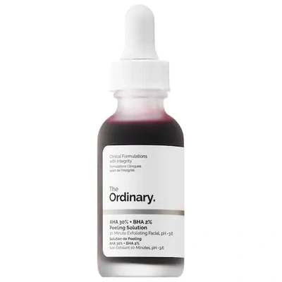 Shop The Ordinary Aha 30% + Bha 2% Exfoliating Peeling Solution 1 oz/ 30 ml