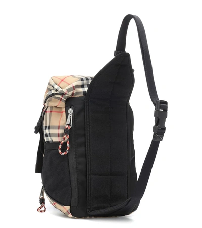 Shop Burberry Leo Backpack In Beige