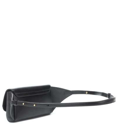 Shop Chloé C Leather Belt Bag In Black