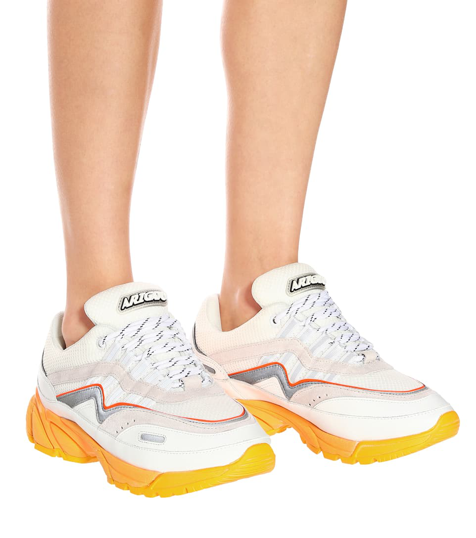 axel arigato marathon orange