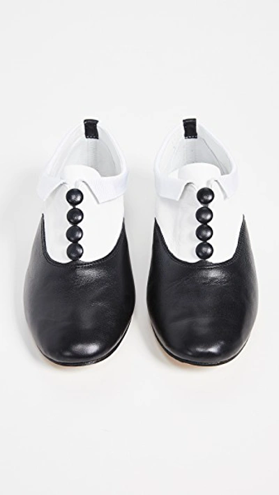 Repetto X Sia Zizi Flats In Black/white | ModeSens