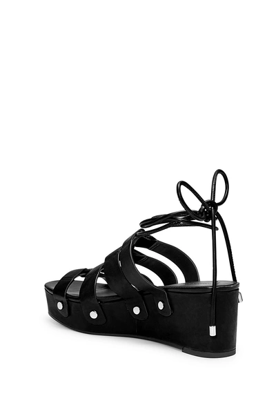 Shop Rebecca Minkoff Iven Sandal In Black