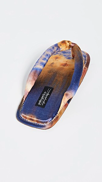 Shop Pedro Garcia X Raquel Allegra Kaname Flip Flop In Sunset