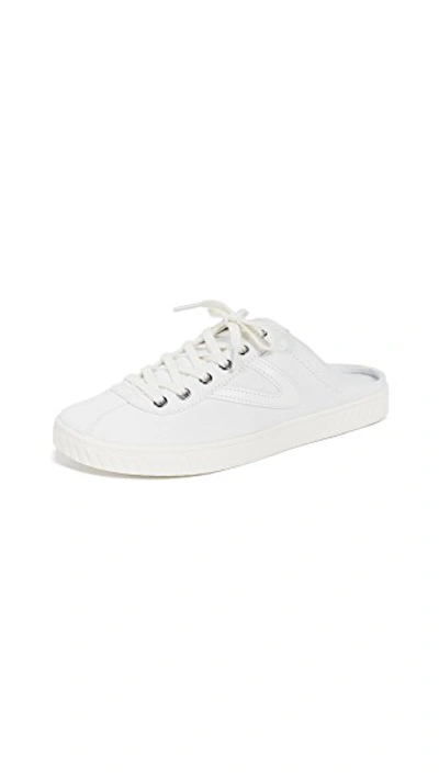 Shop Tretorn Cam Mule Sneakers In Vintage White