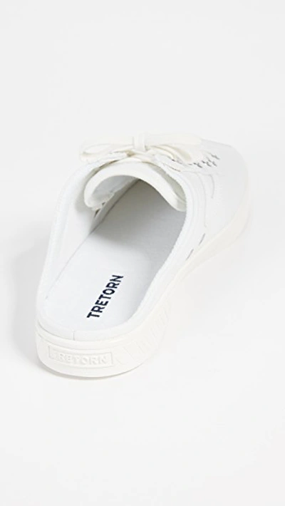 Shop Tretorn Cam Mule Sneakers In Vintage White