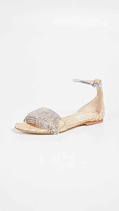 Shop Polly Plume Bella Sandals In Bling Bling