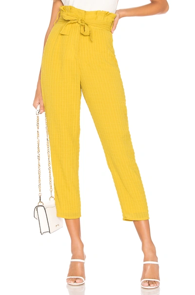 Shop Lovers & Friends Lovers + Friends Irving Pant In Yellow.