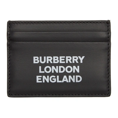 Shop Burberry Black Sandon Card Holder